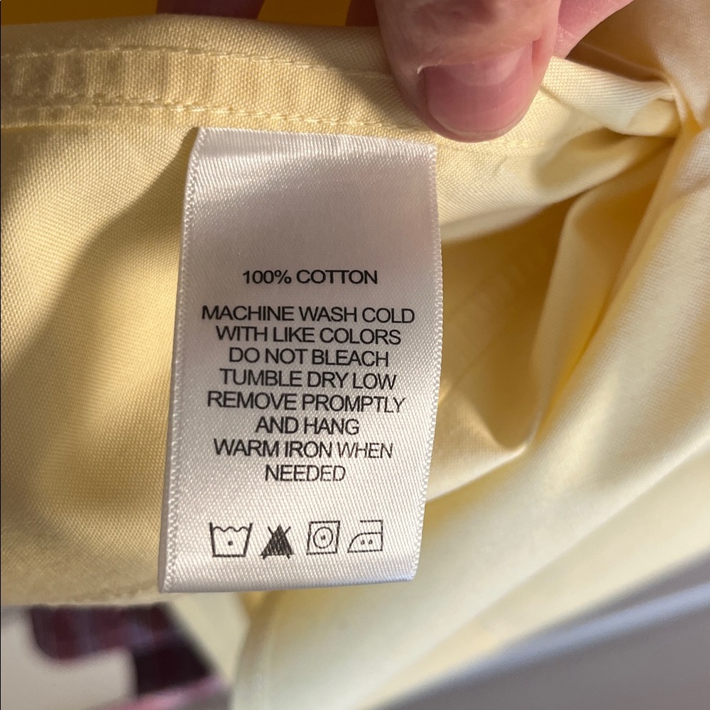 Foxcroft Yellow Women's Blouse - Picture 6 of 6